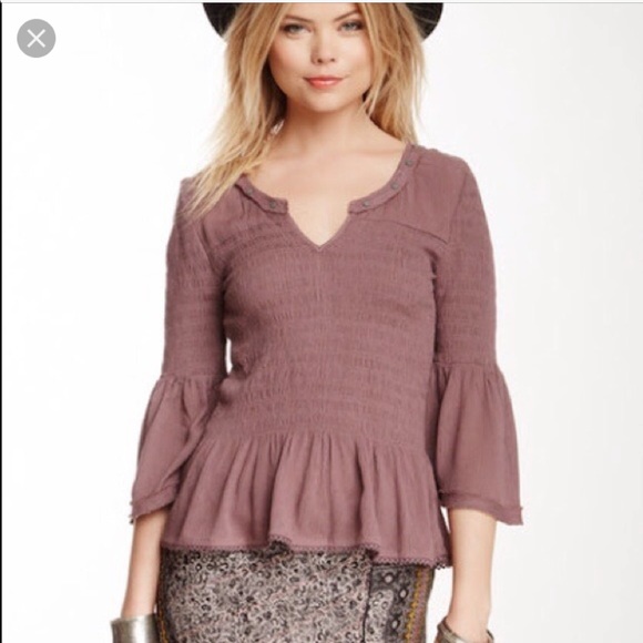Free people Bell sleeve top - Picture 1 of 3